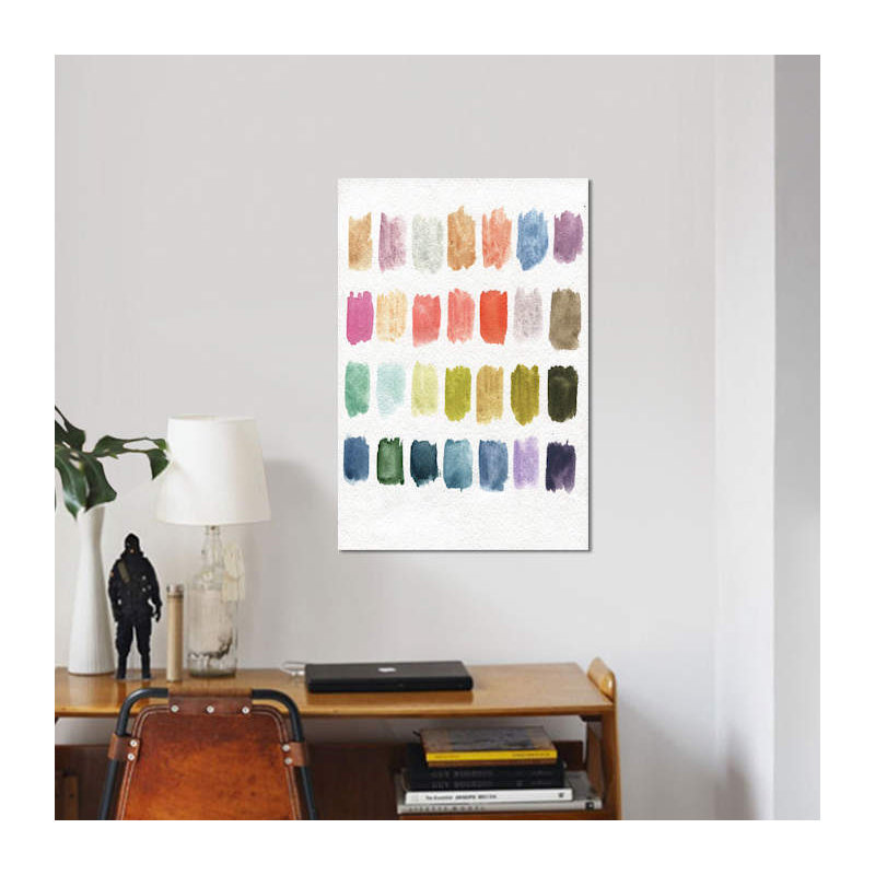 « palette » non disponible sur toile, H 40 po x l 26 po x P 1,5 po
