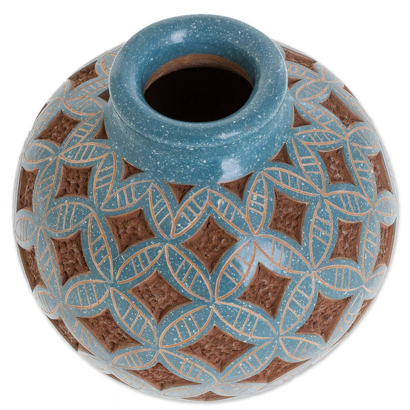 Vase de table en céramique forme et texture Yadiel