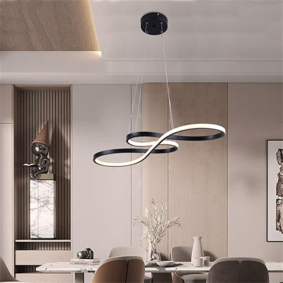 Adwoa 1 - Light Geometric Integrated LED Chandelier