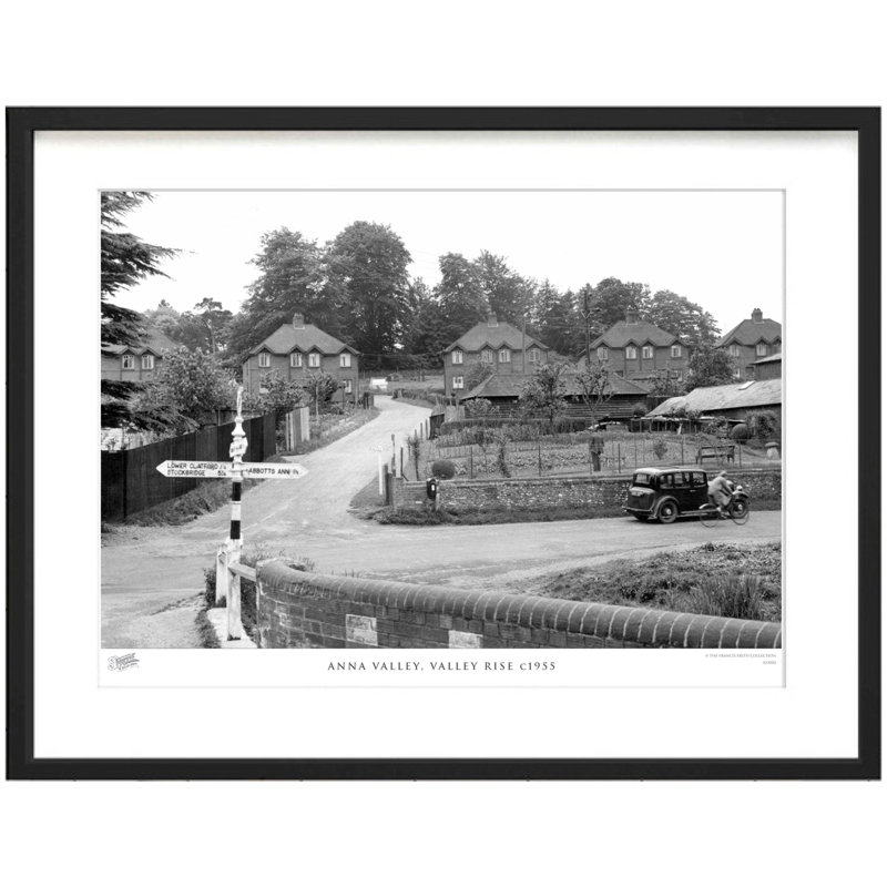 Lydbrook, The River Wye 1893 by Francis Frith - Single Picture Frame Print, 40cm H x 50cm W x 2.3cm D