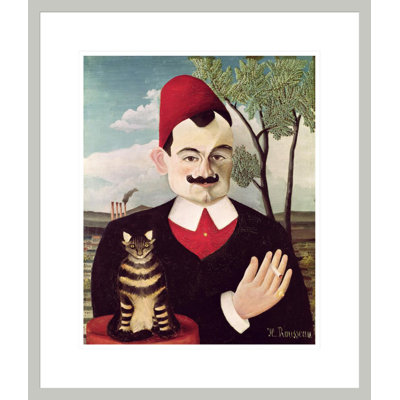 Portrait of Pierre Loti (1850-1923) by Henri Rousseau -Framed Giclee Print