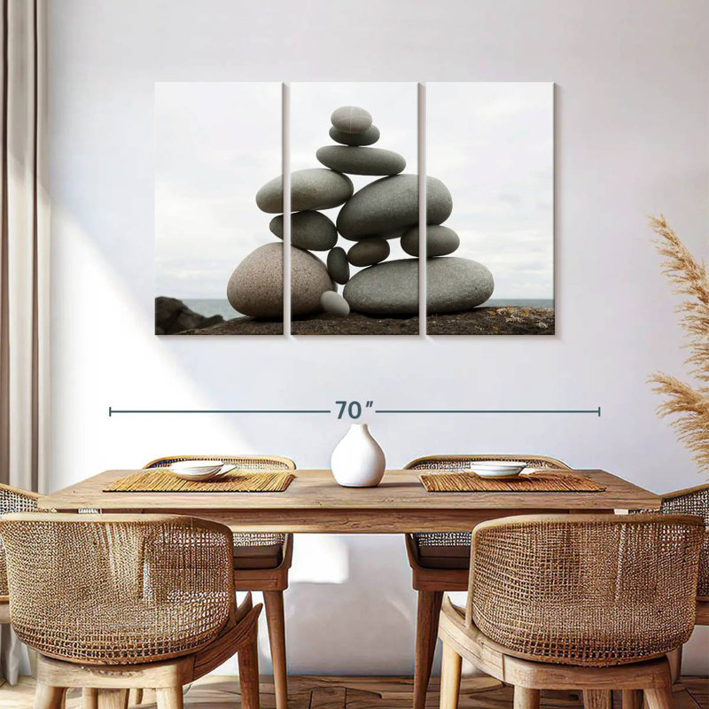 Kerrick Balanced Stone Stack, 36" H x 57" W