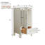 Meuble-lavabo simple autoportant de 18 po avec plateau entièrement assemblé