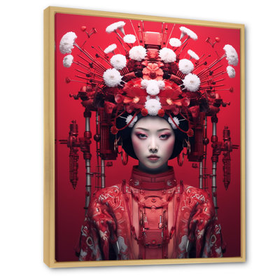 Geisha japonaise futuriste