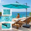 3M Market Parasol Canopy Replacement for 8 Ribs Patio Umbrella-335435968