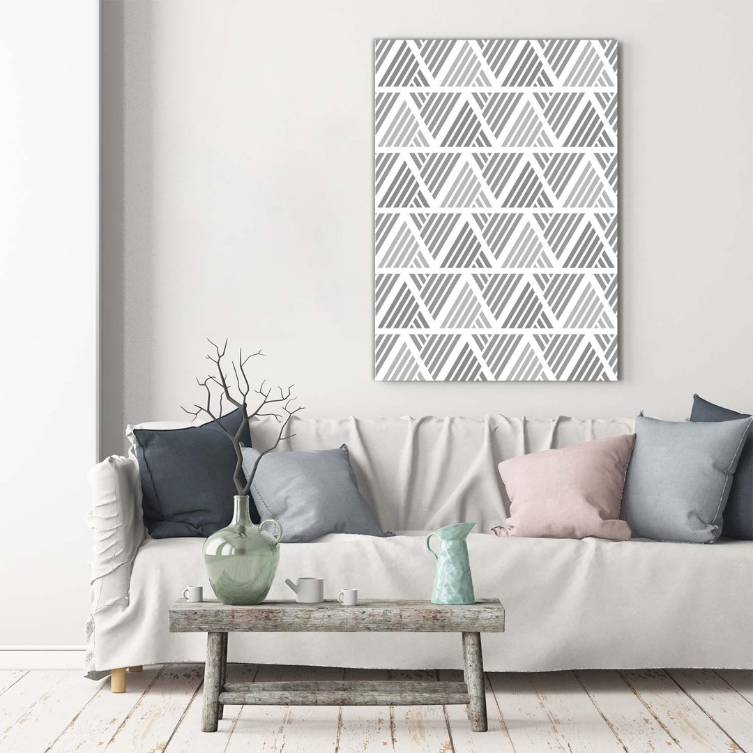 Geometric Background - Wrapped Canvas Print