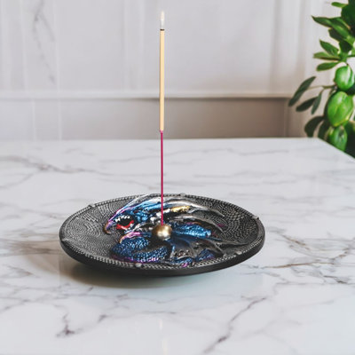 4.5"W Dragon Incense Burner