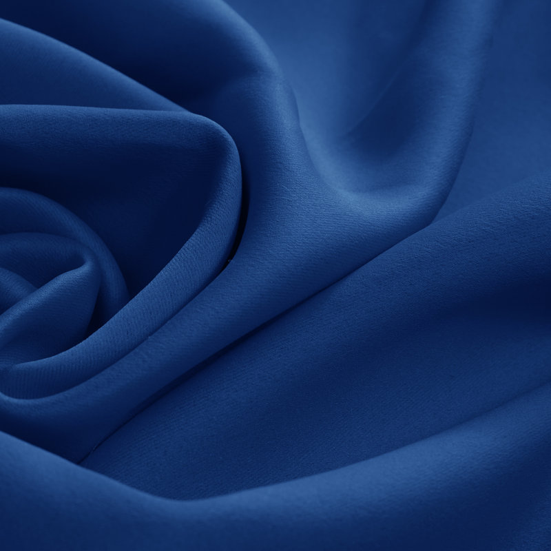 Harlowe Room Darkening Curtain Pair, Royal Blue, 38" W x 54" L