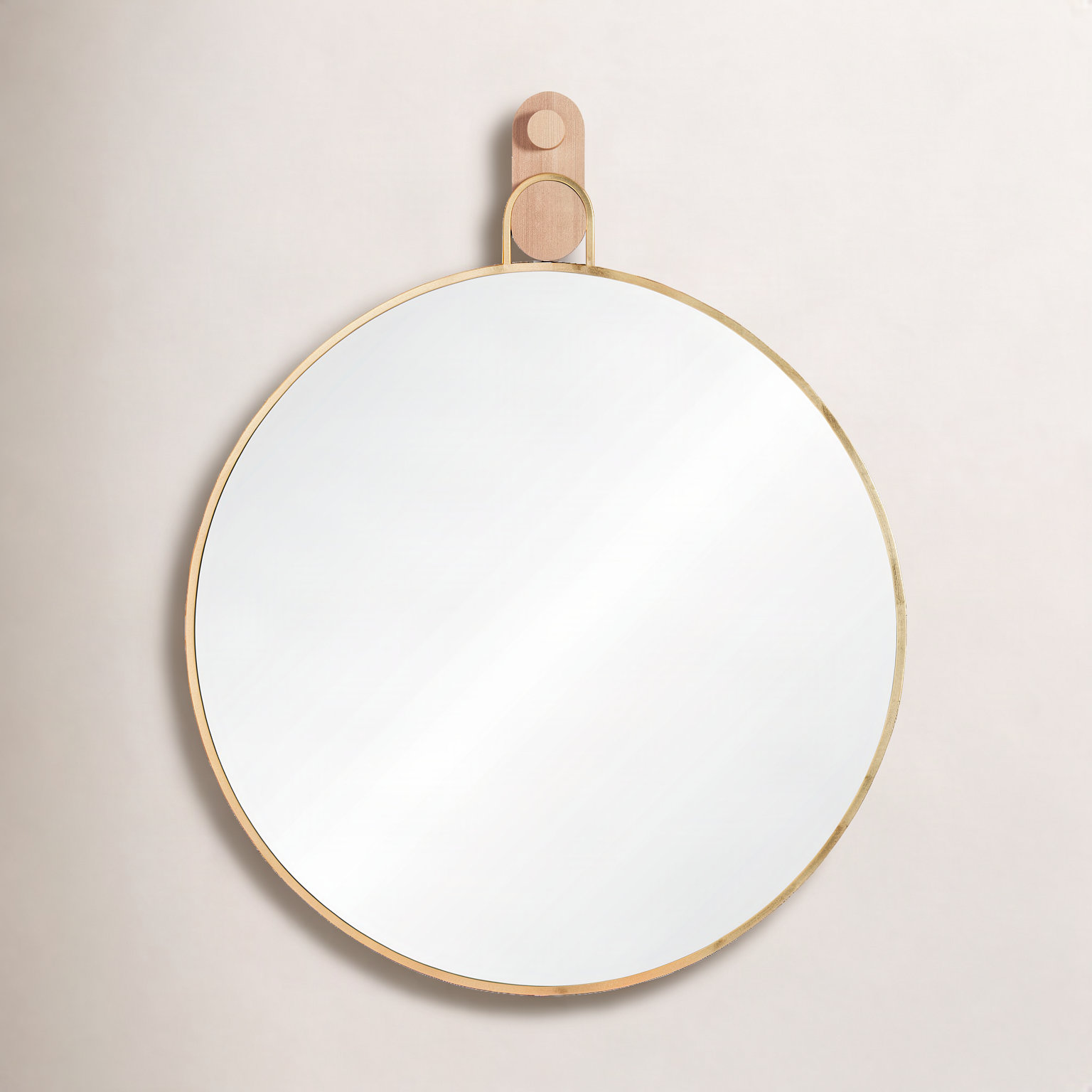 Ady 40" Oak Accent Mirror