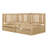 Joshuia Wood Daybed With Fence Guardrails And 2 Drawers, Split Into Independent Floor Bed & Daybed-1807438861-1807438862