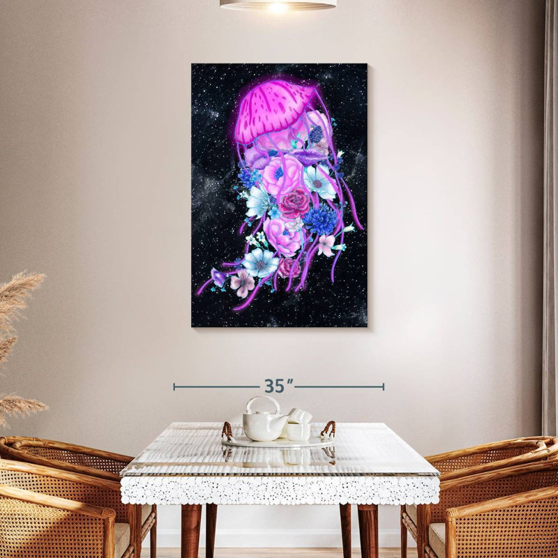 Brampt Magic Ocean Jellyfish, 45" H x 30" W