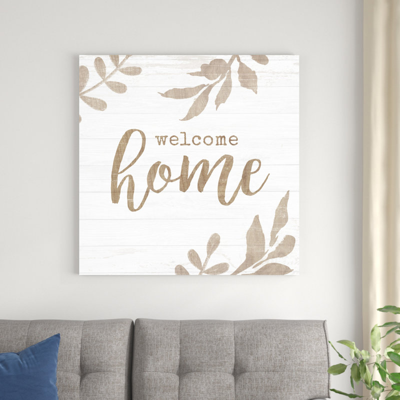 «Shiplap Sentiment I» par Victoria Borges - impression sur toile tendue, H 36 po x l 36 po