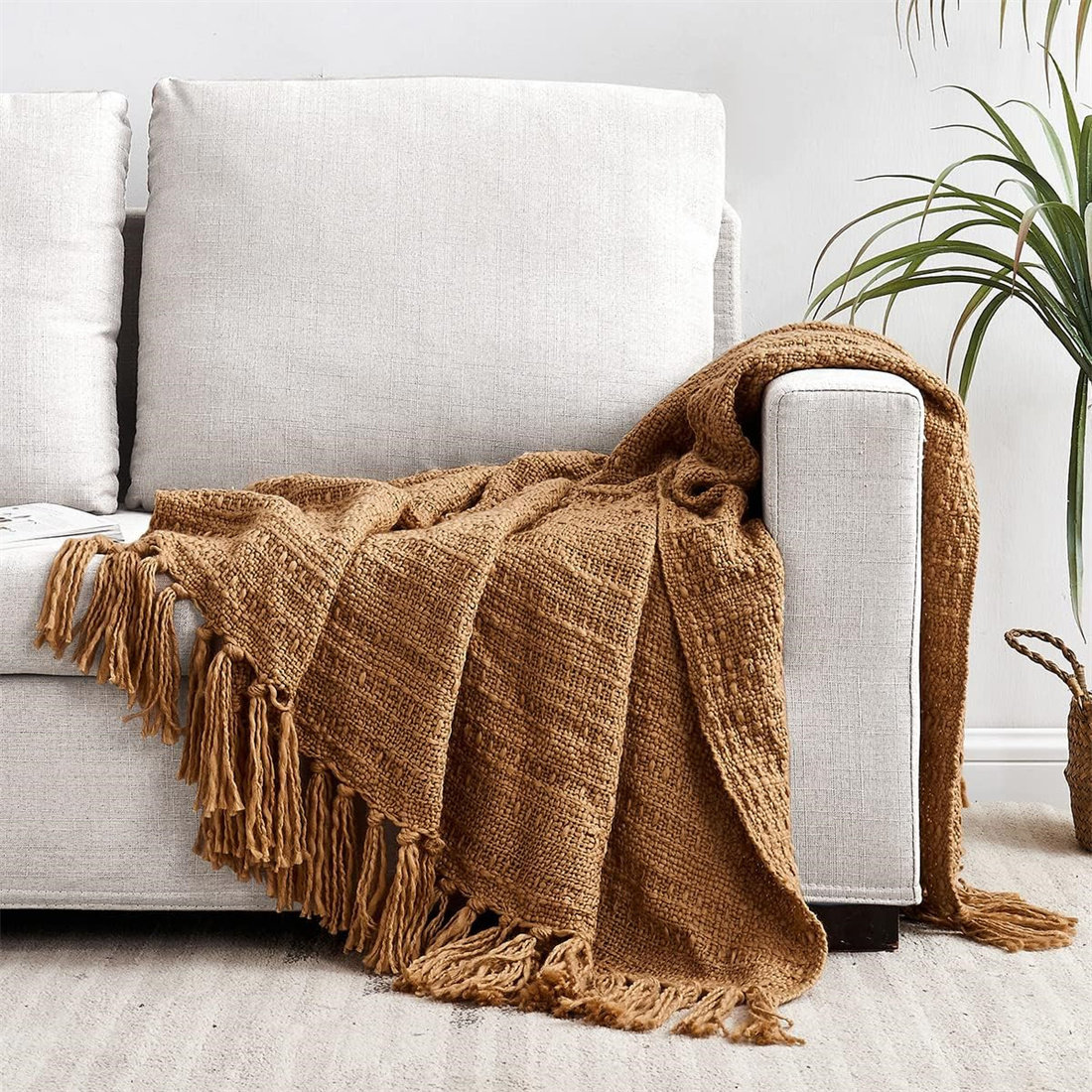 ABMC Woven Throw Blanket | Wayfair