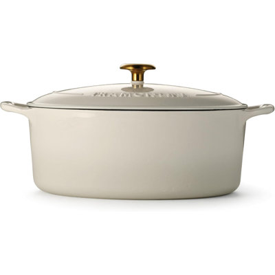 Tramontina Bestow Enameled Cast Iron Dutch Oven Pot with Lid, Round