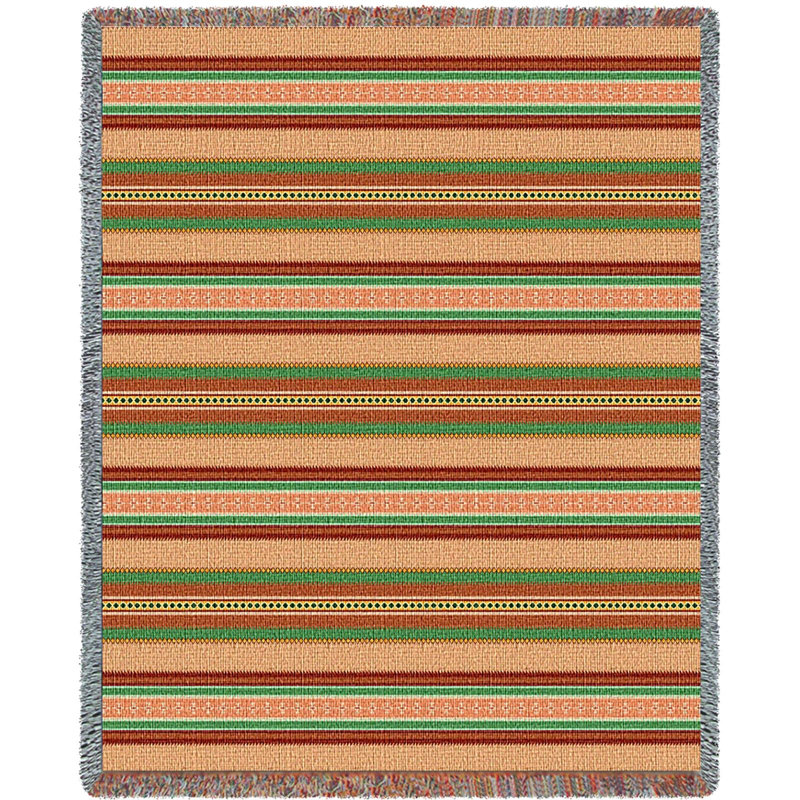 Jeté Pure Country Weavers, Brun / Vert