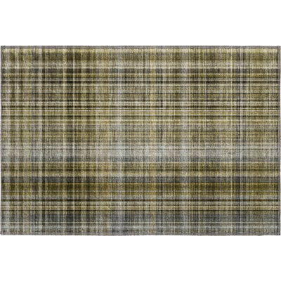 Premium Machine Washable Cerrito AMF541 Taupe Rug