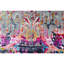Hand Knotted Abstract Area Rug in Light Gray/Pink/Black/Blue-526245852