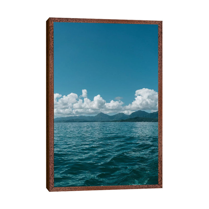 Hawaiian View by Bethany Young - Print on Canvas, Classic Brown Wood Framed, 101.6cm H x 66.04cm W x 3.81cm D