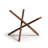 Entwine Glass Top Single Coffee Table