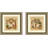 Art Deco Bath' Print Under Glass
