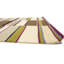 Tapis moderne rectangulaire touffeté à la main beige et fuchsia treillis 5 x 8 Shaney