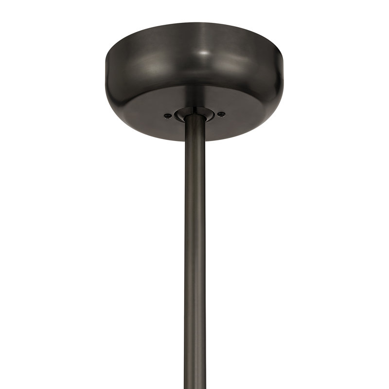 Ashton 5-Light Fan D'Lier in Mediterranean Bronze, Mediterranean Bronze
