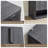 2 Doors Arched Shoe Cabinet Grey Black-120746790