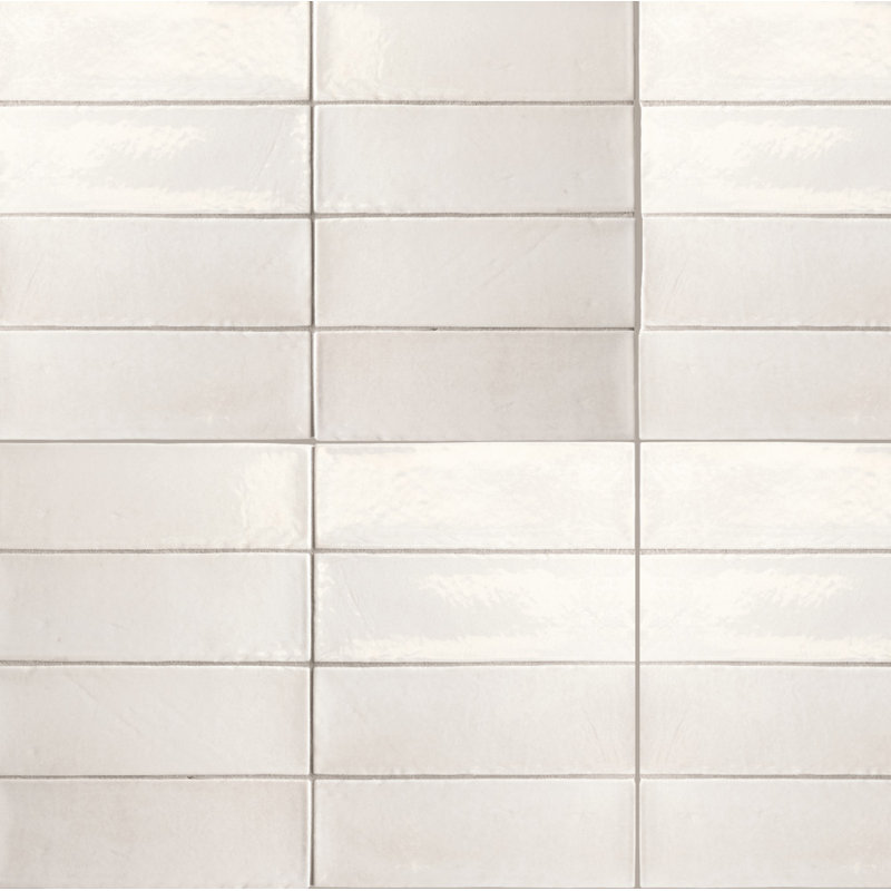 Blanc brillant 2X6, Blanc