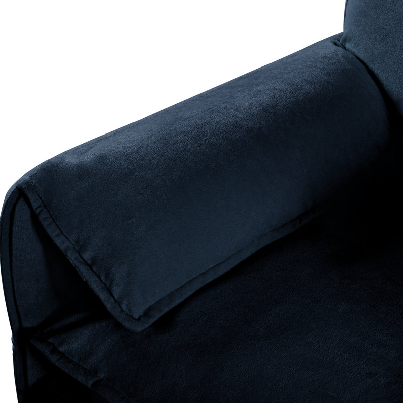 Canapé modulaire surdimensionné à 3 places en chenille bleue. Et respirant. Combinaison de bricolage, grand mobilier modulaire en chenille. Siège de bureau confortable. Aménagement personnalisable, chambre à coucher