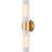 Wall Sconce with Cylinder Frosted Glass Shade-1979096445