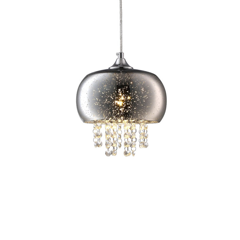 Starlight 1 - Light Silver Single Pendant