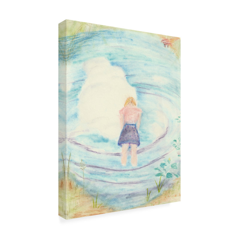 Art sur toile, Bolice Eva Galonska Im Teich, H 18 po x l 24 po
