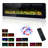 60 Inch Ultra Thin Electric Fireplace Heater, 13 Flame Colors, Remote Control-2022771908