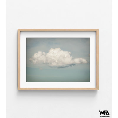 White Cloud Print, Framed Soft Cloud Painting, Cloudy Sky Wall Art, Cotton Candy Cloud Print, Cute Cloud Painting, Framed Wall Art