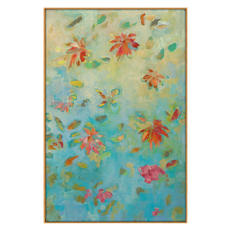«Summer 2021 Floral Expression 1» par Maeve Harris, reproduction sur toile, H 60 po x l 40 po