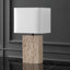 Lampe de table Henry Travertine