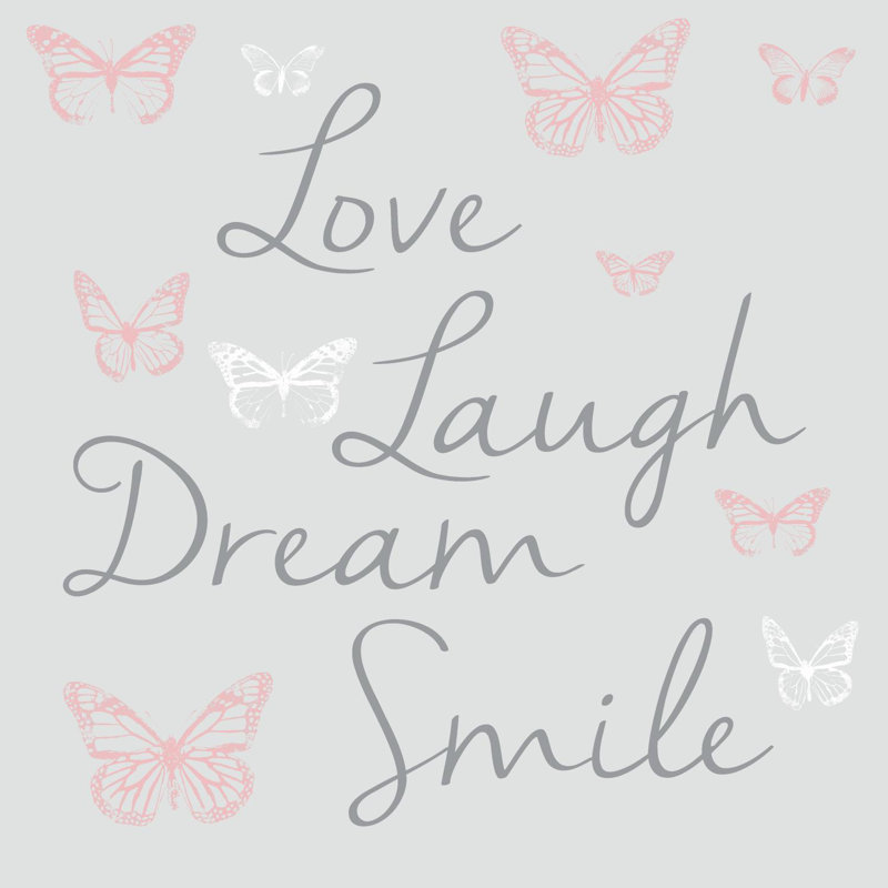 Text & Numbers Non-Wall Damaging Wall Decal