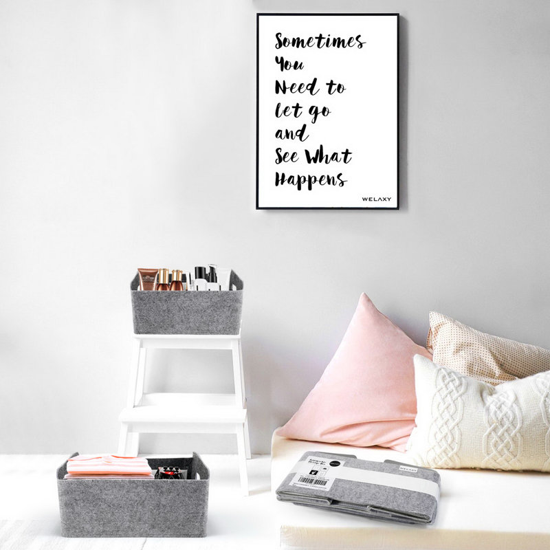 Rebrilliant Decorative Bin, Charcoal