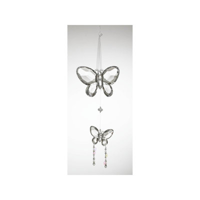 Figurine suspendue papillon en acrylique