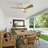 Kemp 52'' 3 - Blade Classic Propeller Ceiling Fan with Remote Control and LED Light Kit Included-11883308