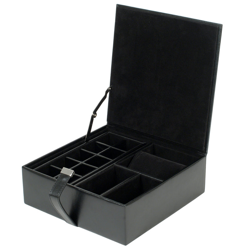 Heritage Men Handmade Faux Leather Decorative Trunk