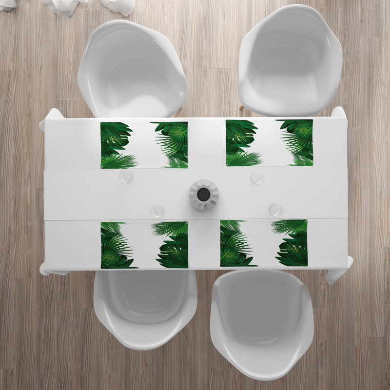 Polyester Floral Rectangle Placemat