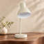 Lampe de table conique moderne à 2 lumières blanches ajustables-938230856