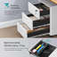 30cm Wide 3 -Drawer Mobile File Cabinet