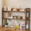Bureau de direction brun en bois massif en forme de L-1905966069-1905966065