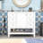 Rhemy 36 " W Freestanding Standard Free Standing 1 Single Vanity Bathroom Vanity With Ceramic Top-561664674