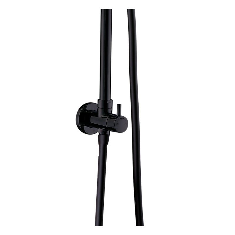 Robinet de douche, Noir mat