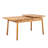 Extendable Dining Table & Chairs Set (6 Pieces), Atlantic Pine & Green, Table 47.2 x 29.5 x 29.5 inches | 100% Melamine Coated Particle Board, Wooden Legs, Modern Scandinavian Design | Includes 4 Linen Foam Chairs & 1 Bench-590987728-590987730-590987823