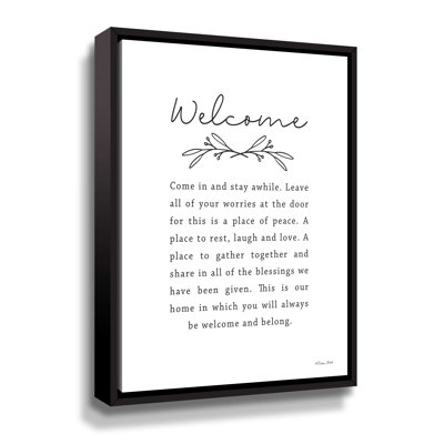 " Welcome "