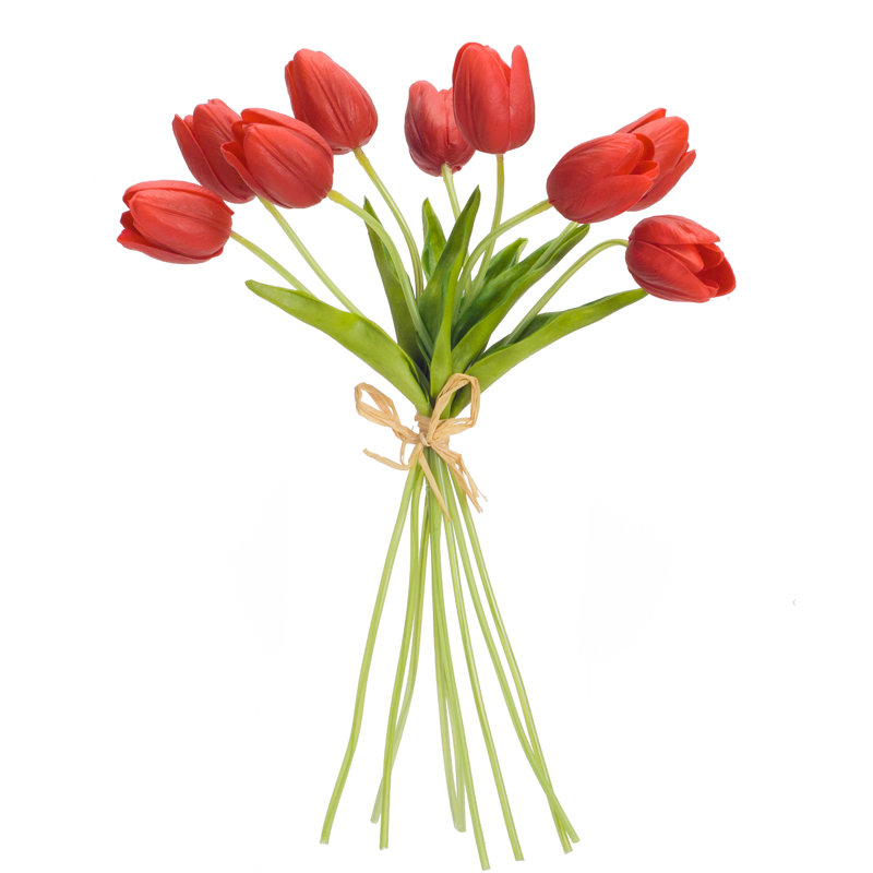 Arrangement floral tulipe, Rouge